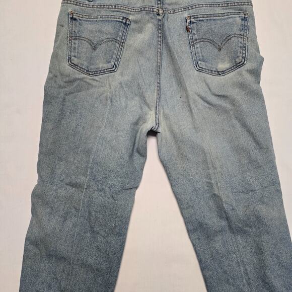 Levi's 540 Flex Denim Jeans Mens 42x30 Light Wash Relaxed Fit - Picture 8 of 15